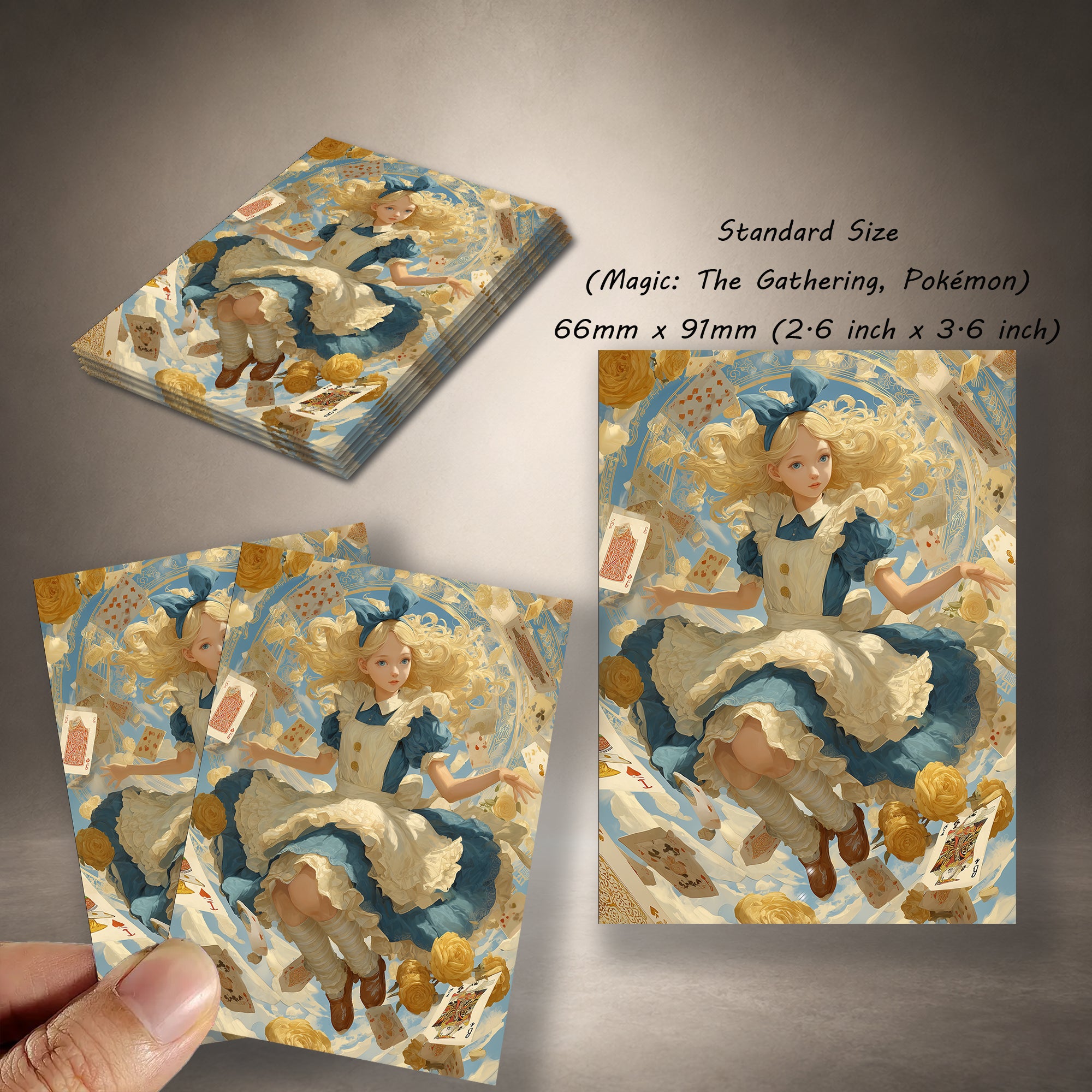 Card Rose Girl TCG Card Sleeves