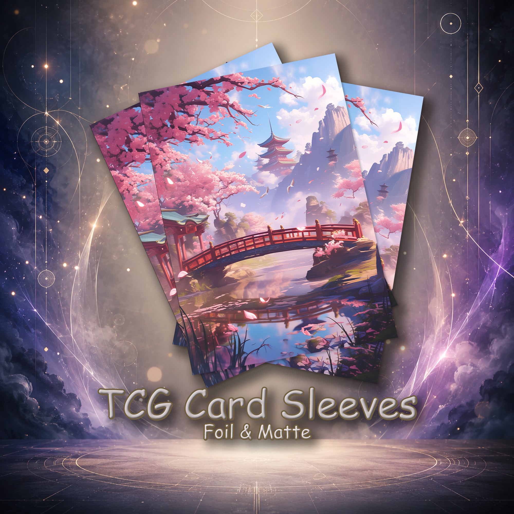Cherry Blossom Shrine TCG Card Sleeves
