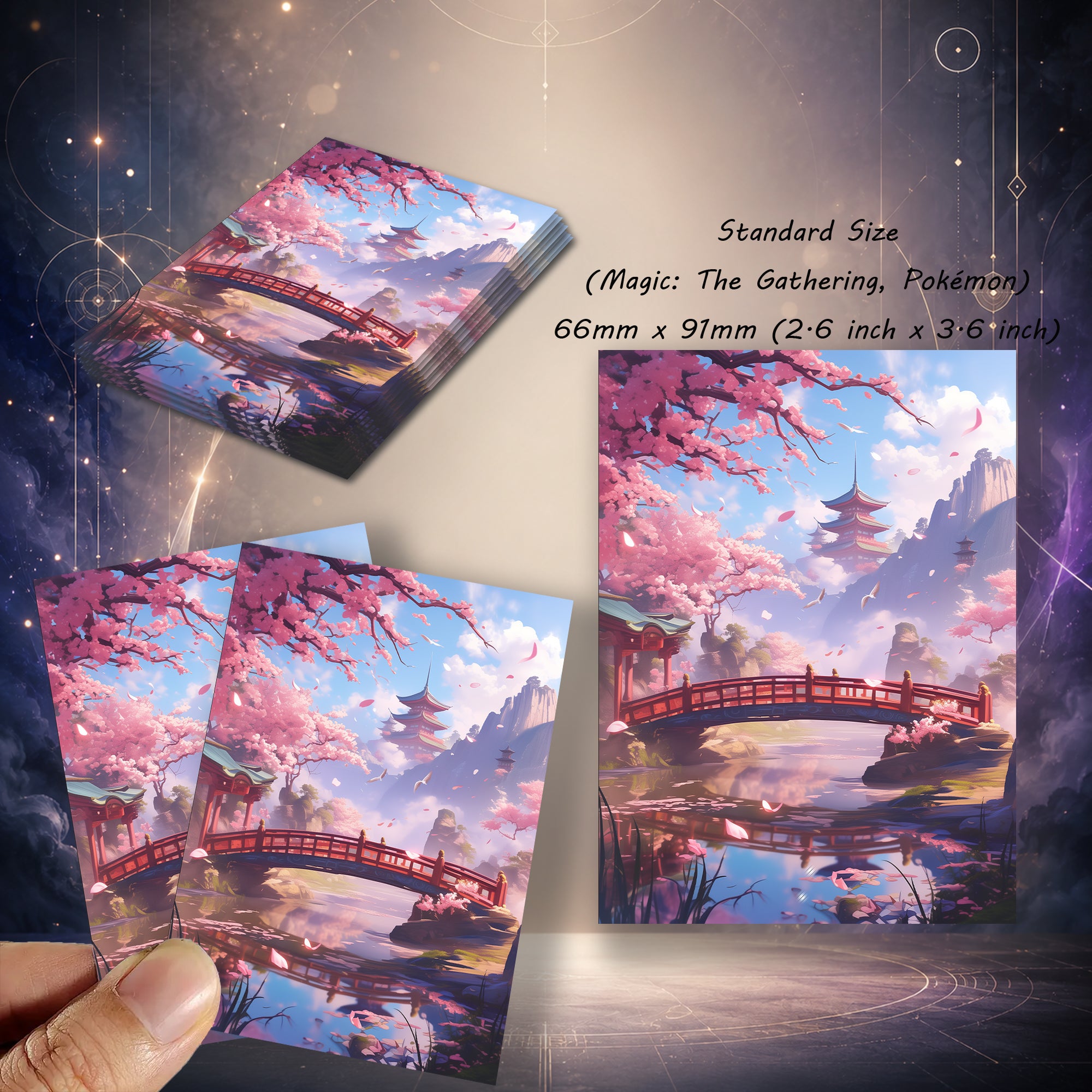 Cherry Blossom Shrine TCG Card Sleeves