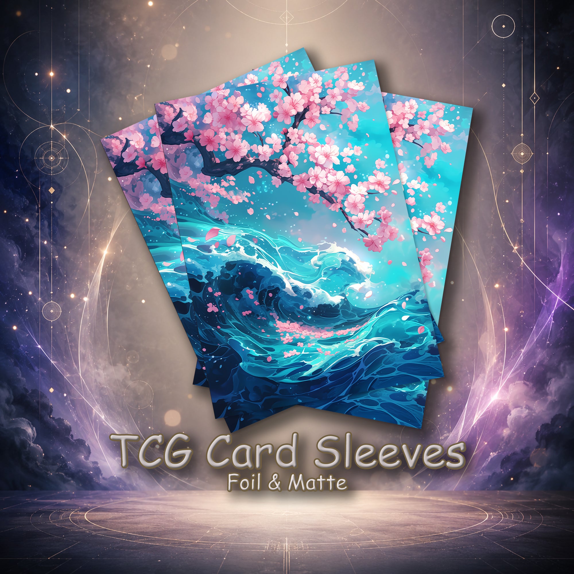 Cherry Blossom Tide TCG Card Sleeves