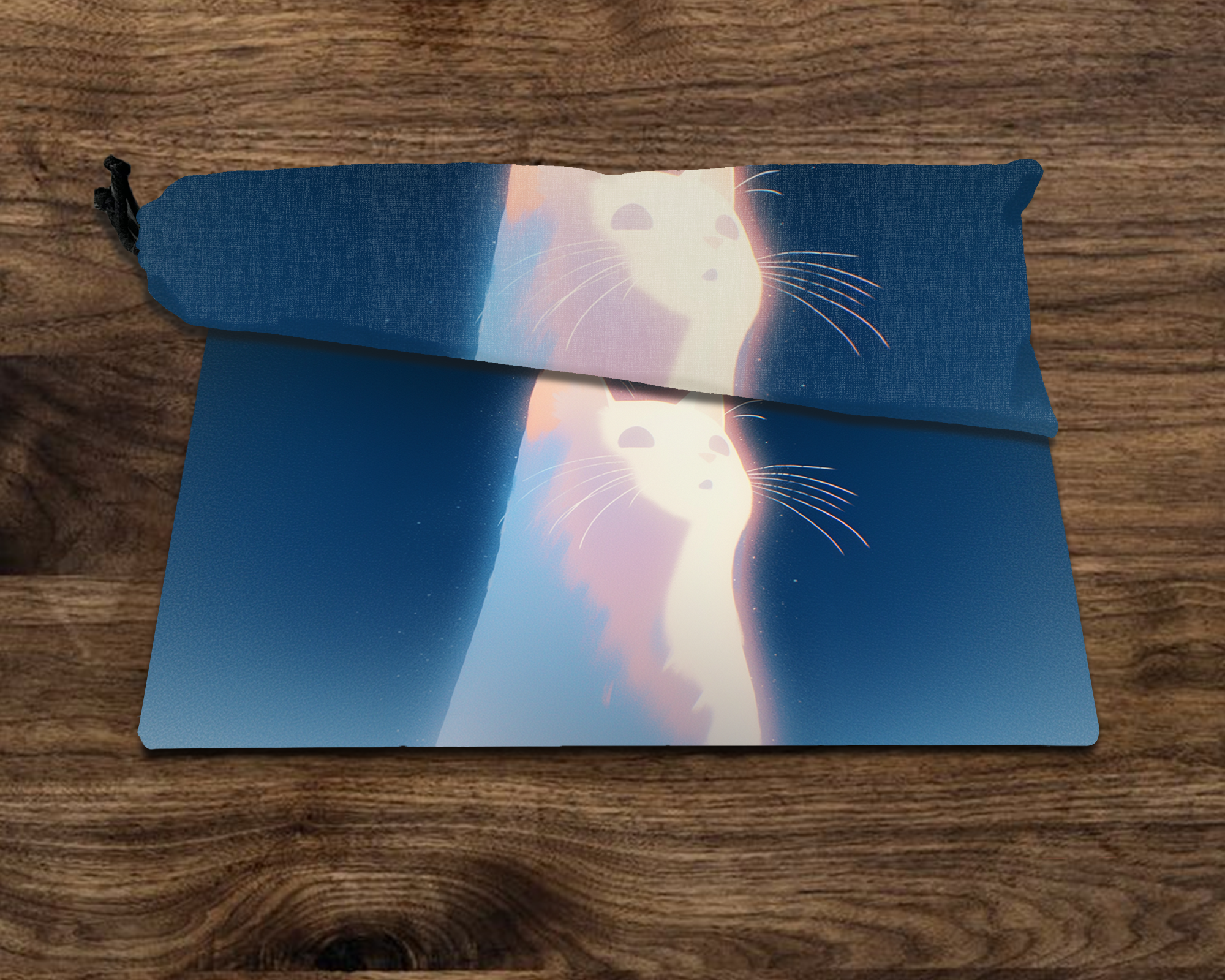 Glowing Cat Play Mat| TCG Card game