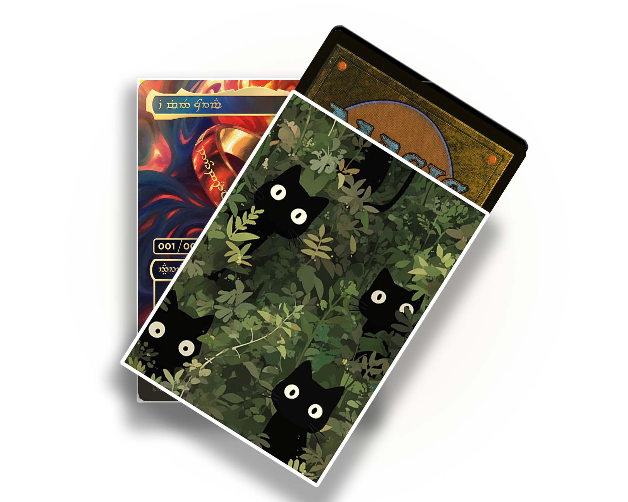 Kawaii Black Cat Card Sleeves Kawaii Black Cat Card Sleeves