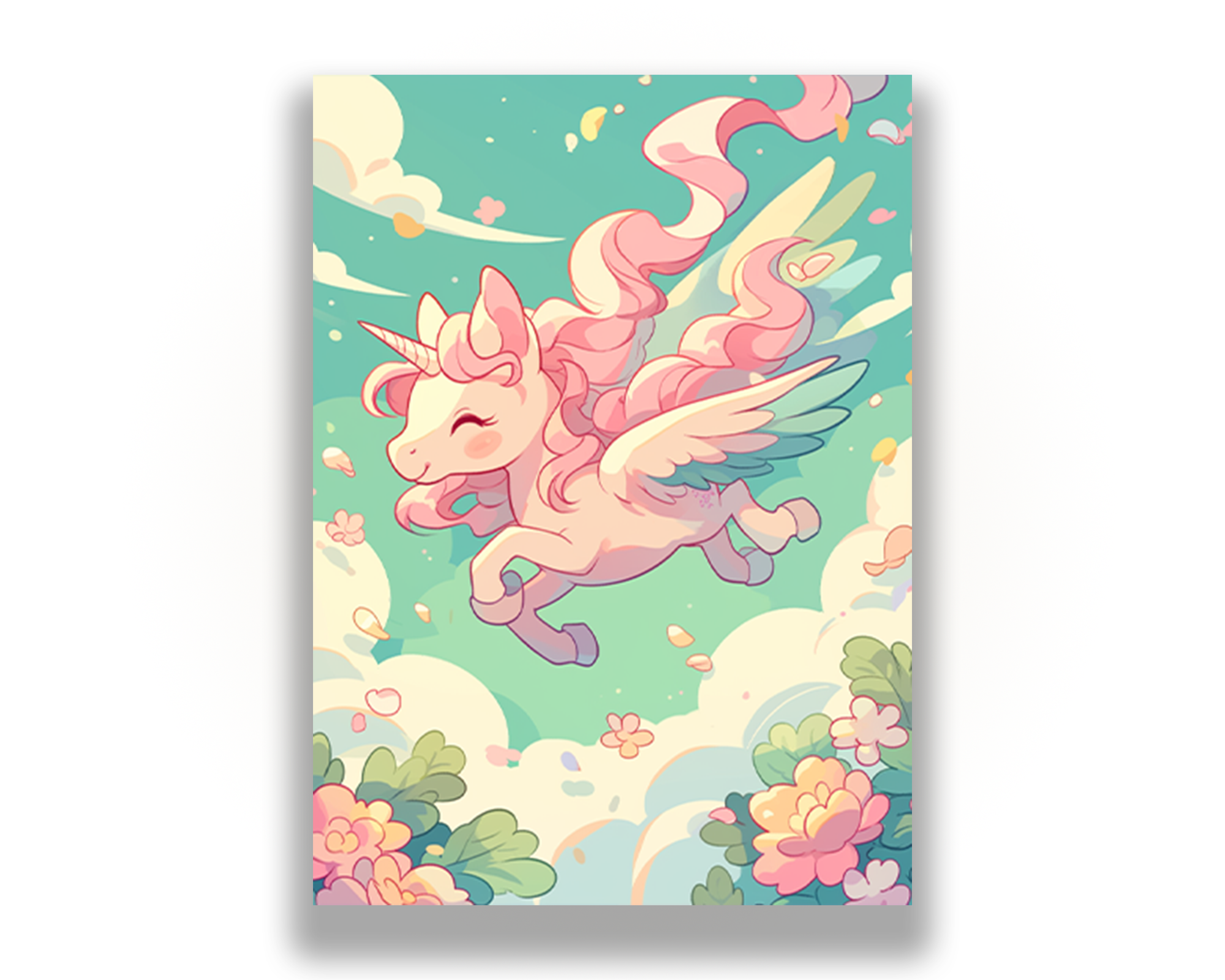 Kawaii Unicorn Card Sleeves