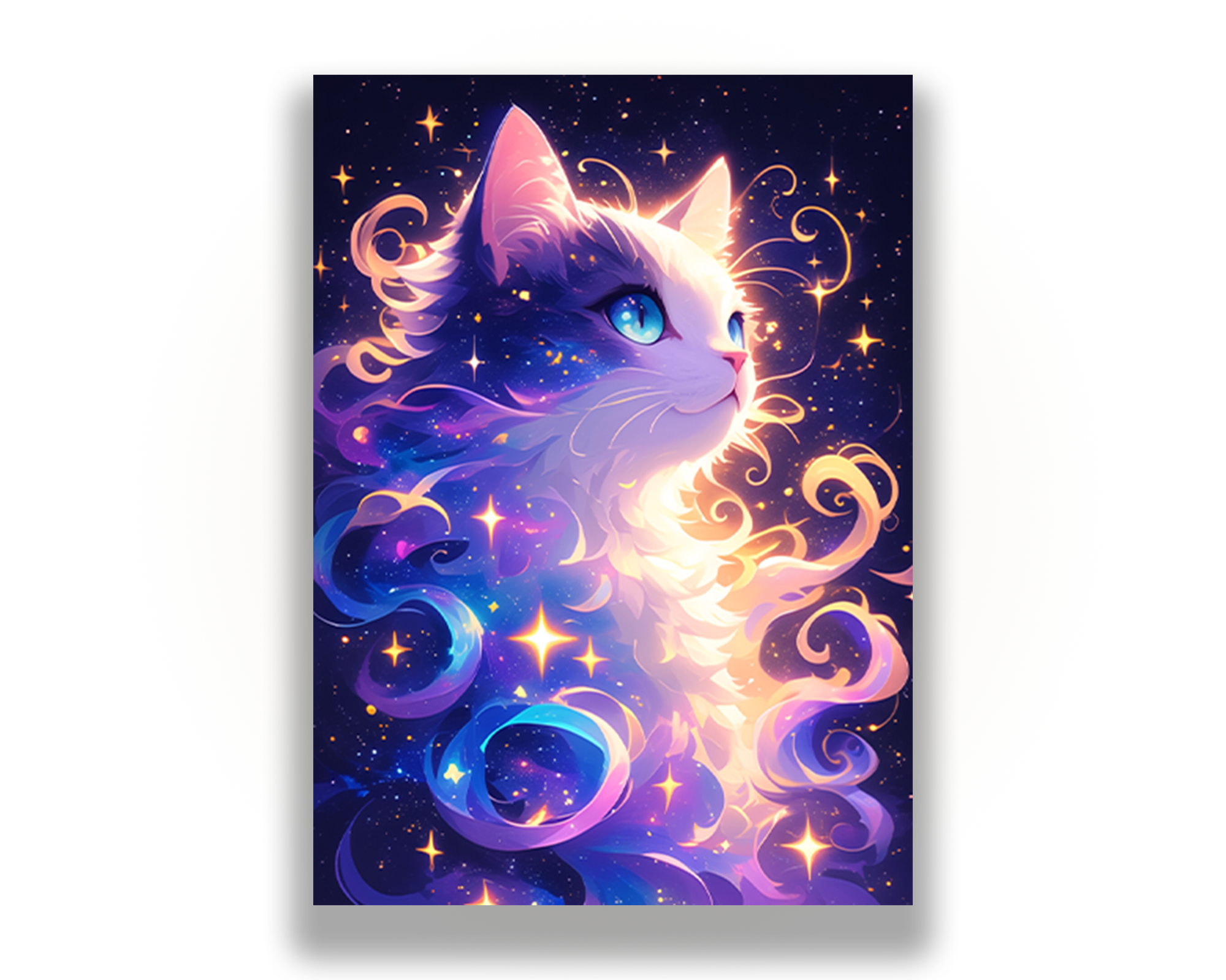 Staring Spritual Kitten Card Sleeves