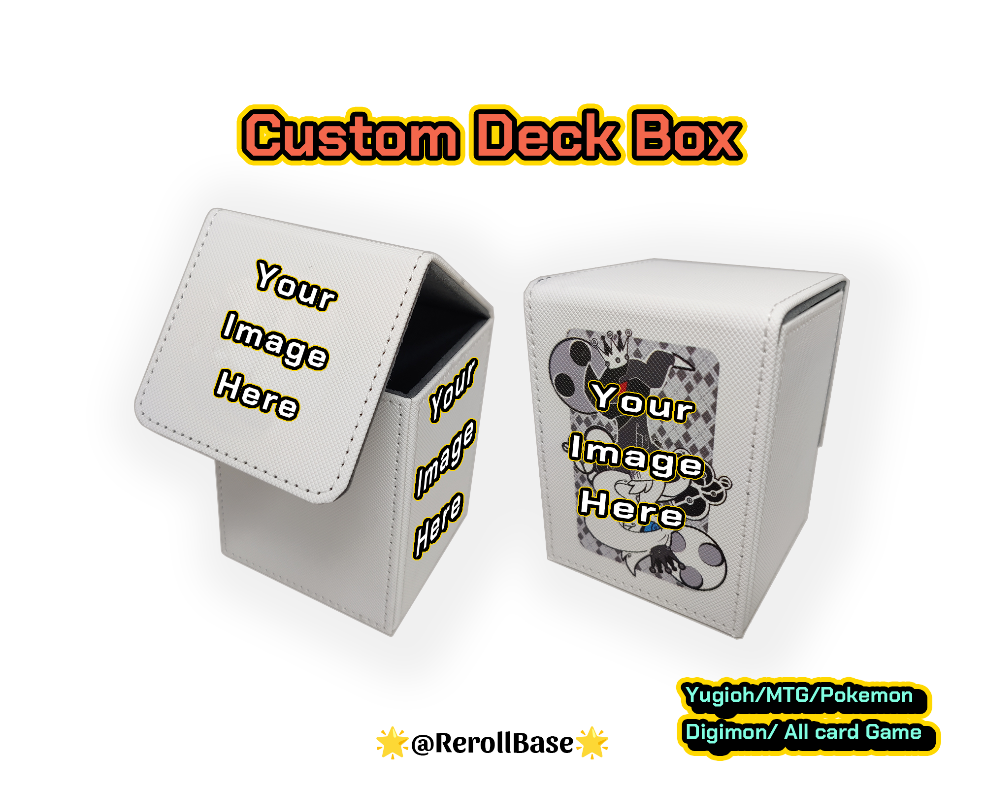 Custom Card Deck Box | TCG Card game - RerollBase