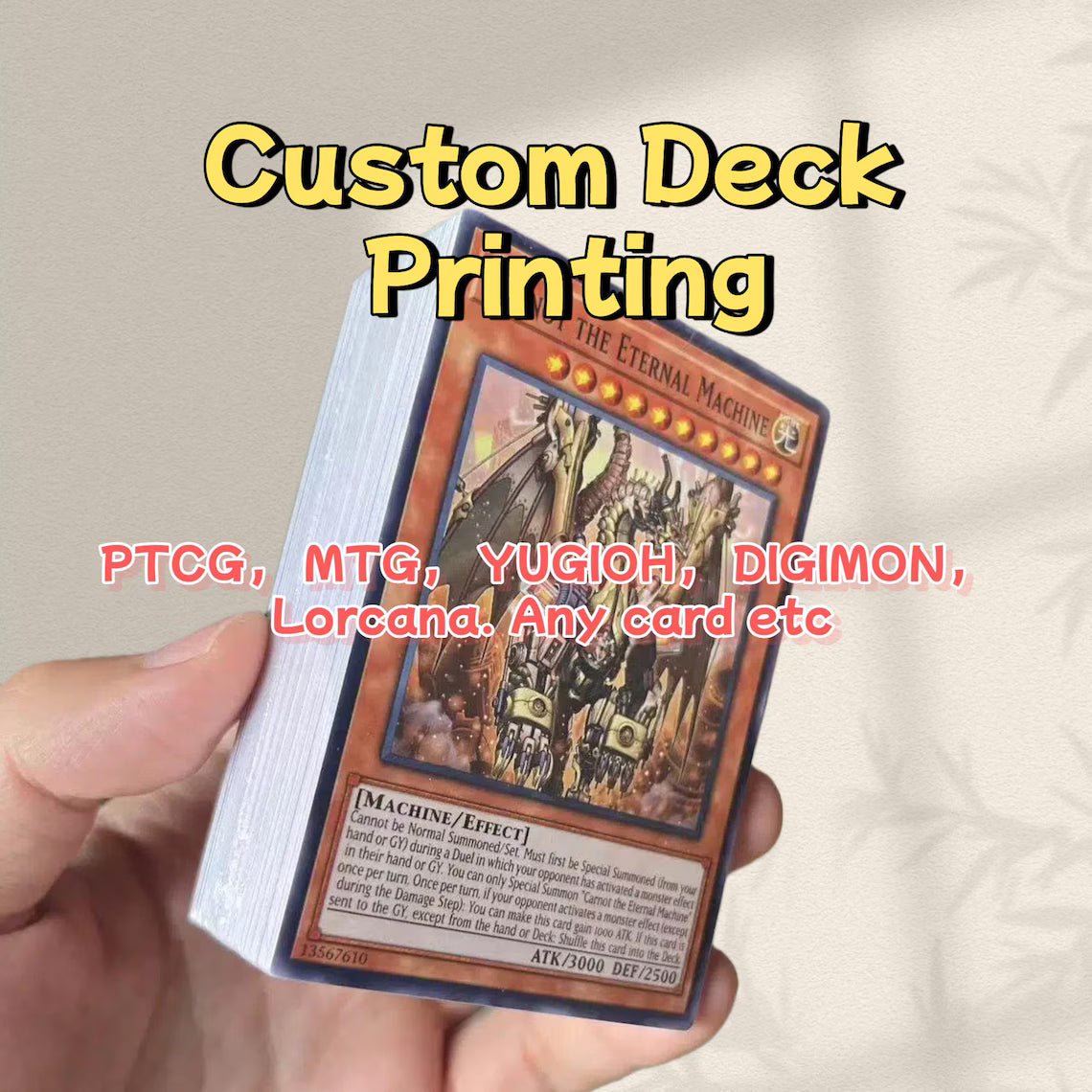 Custom Proxy Deck Printing, mtg, custom card, yugioh, lorcana, riftbound